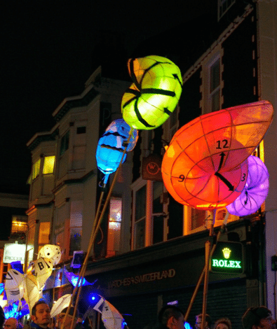 Burning the Clocks in Brighton