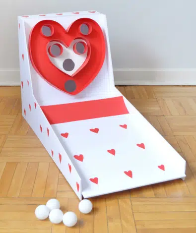 DIY Heart Skee-Ball