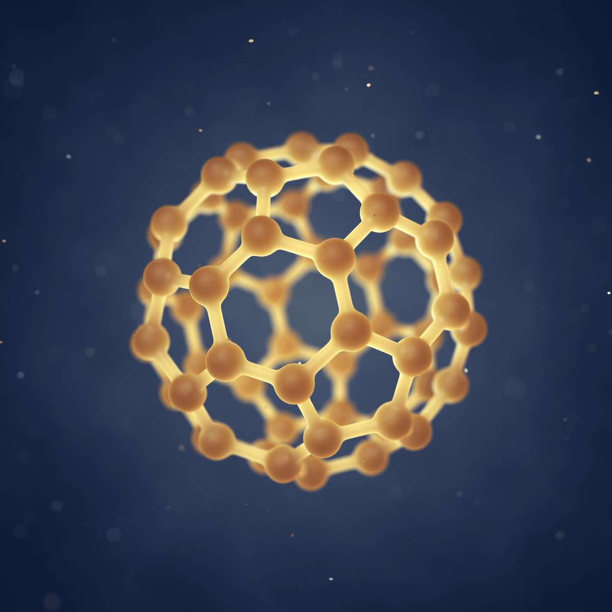 C60 molecule schematic