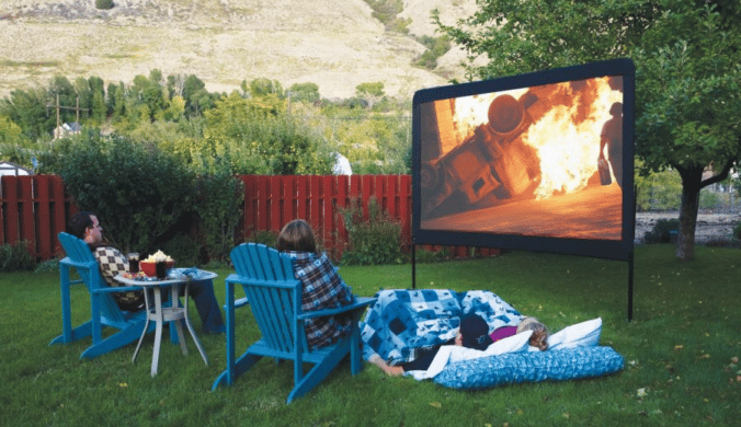 outdoor movie screen png