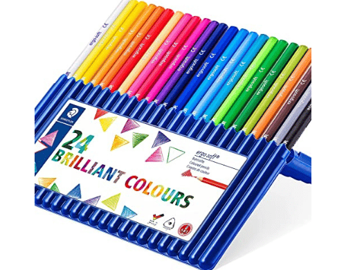 Staedtler Ergosoft Triangular Colored Pencils