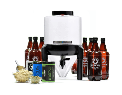 BrewDemon Craft Beer Brewing Kit with Bottles