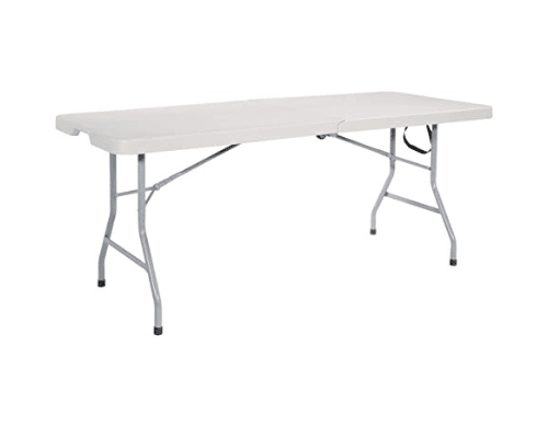 Office Star 6ft Resin Center Fold Table