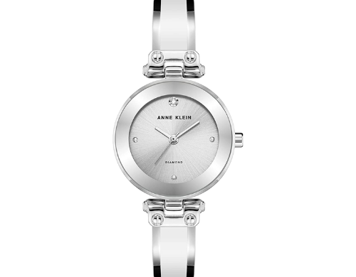 Anne Klein Women’s Genuine Diamond Dial Bangle Watch