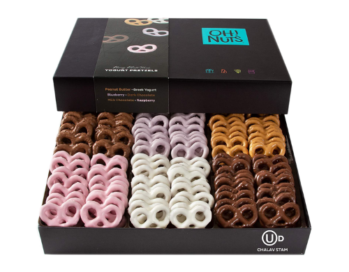 Oh! Nuts Chocolate Covered Pretzels Gift baskets