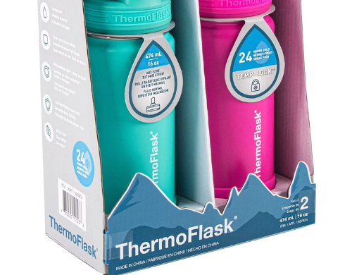 ThermoFlask Stainless Steel 16OZ Bottle