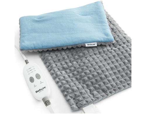 Bedsure Weighted Heating Pad with Massager