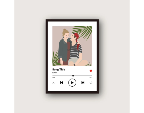 Custom Couple Portrait by Everymomentdesign