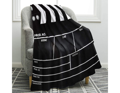 Movie Clapboard Blanket by Jekeno
