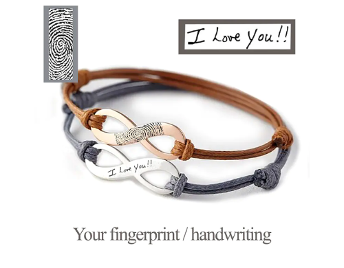 Personalized Infinity Bracelet