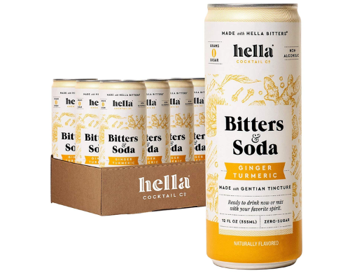 Hella Cocktail Co. Ginger Turmeric Bitters & Soda