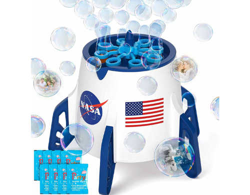 Space Rocket Bubble Machine