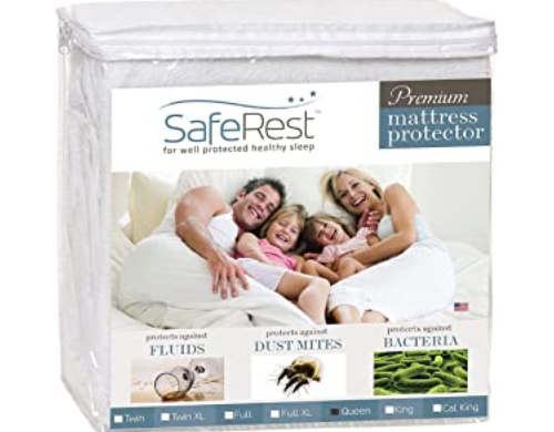 SafeRest Premium Hypoallergenic Mattress and Pillow Protectors