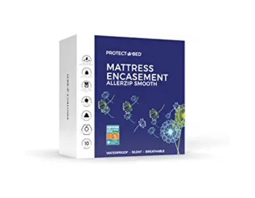 Protect-A-Bed AllerZip Smooth Mattress Encasement and Pillow Protectors