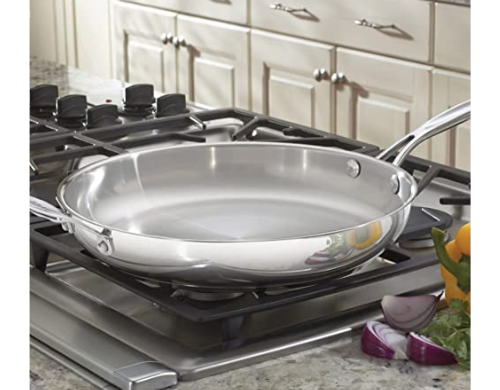 Cuisinart Chef’s Classic Stainless 12-inch Open Skillet