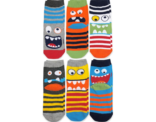 Monster Pattern Socks for Kids