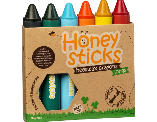 Non-toxic Natural Crayons by Honey Sticks