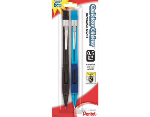 Deluxe Mechanical Pencil with Retract Point & Degree Indicator, Size: 0.5mm, 0.7mm, 0.9mm