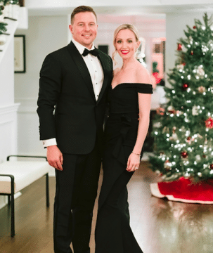 50s christmas party pinup