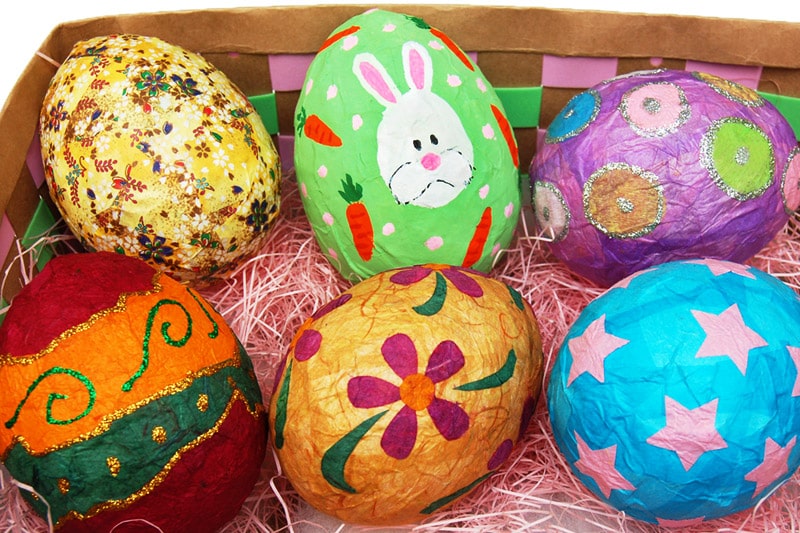 Easter Crafts for Kids Ages 4-8 - Paint Your Own Easter Eggs Painting –  SHANULKA Home Decor