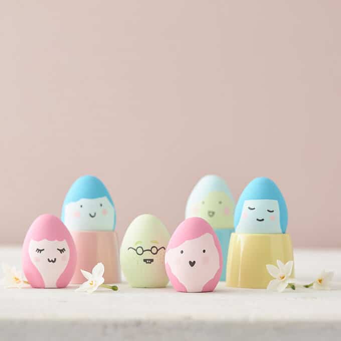 Wooden Easter Egg Crafts and Decorating Ideas - Rhythms of Play