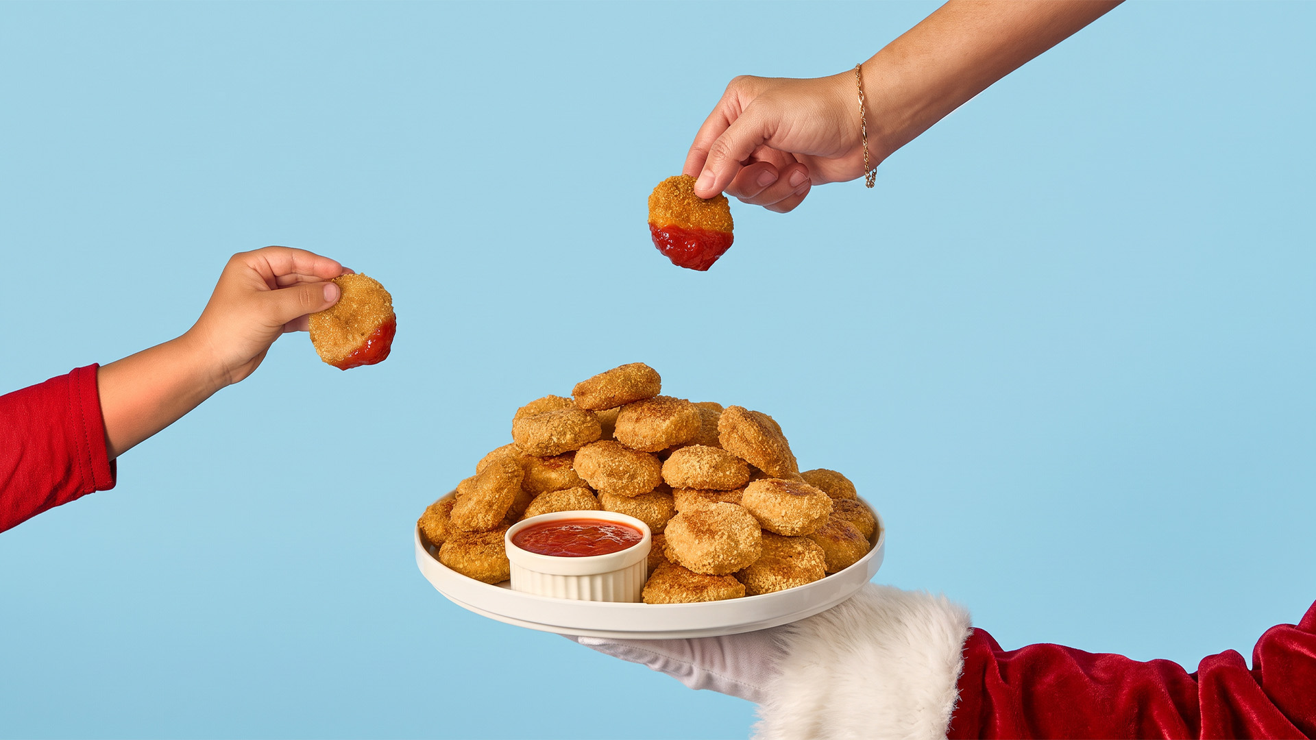 Shrimp nuggets for Christmas is everyone's favorite.