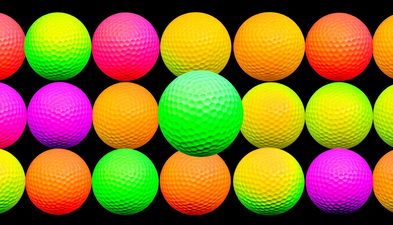 A bold, graphic image composed of a repeating pattern of a neon green golf ball against a bright pink and orange background, conceptually representing the excitement and energy of the Masters golf tournament and the local Augusta dining scene.