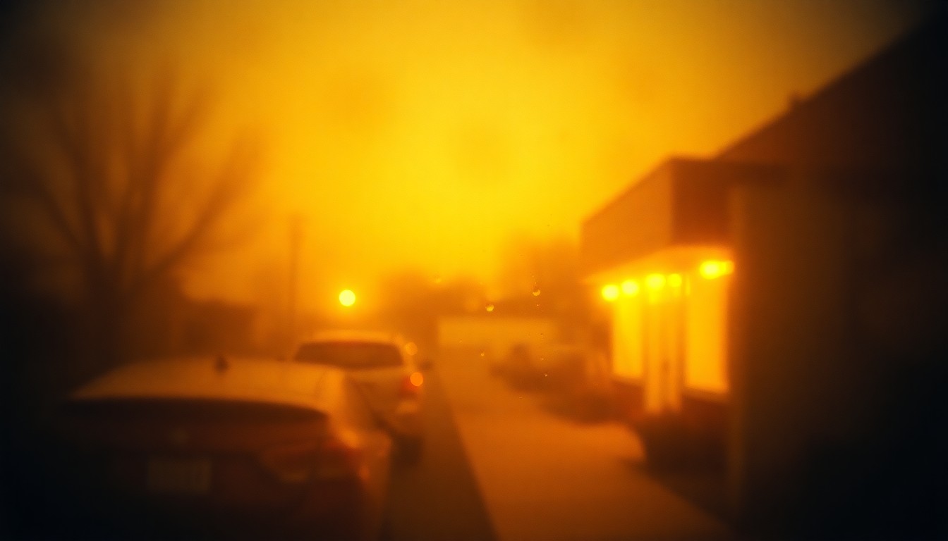 An abstract, out-of-focus scene in warm tones representing the quiet mourning of a community after the loss of a long-time resident.