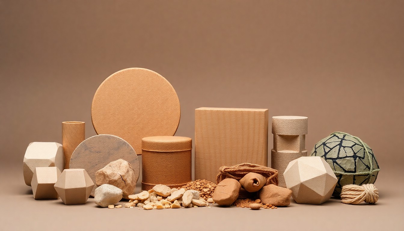 A high-end, photorealistic studio still-life photograph featuring a collection of premium, polished geometric shapes and raw materials in muted earth tones, conceptually representing Mattel's corporate restructuring and strategic shift.