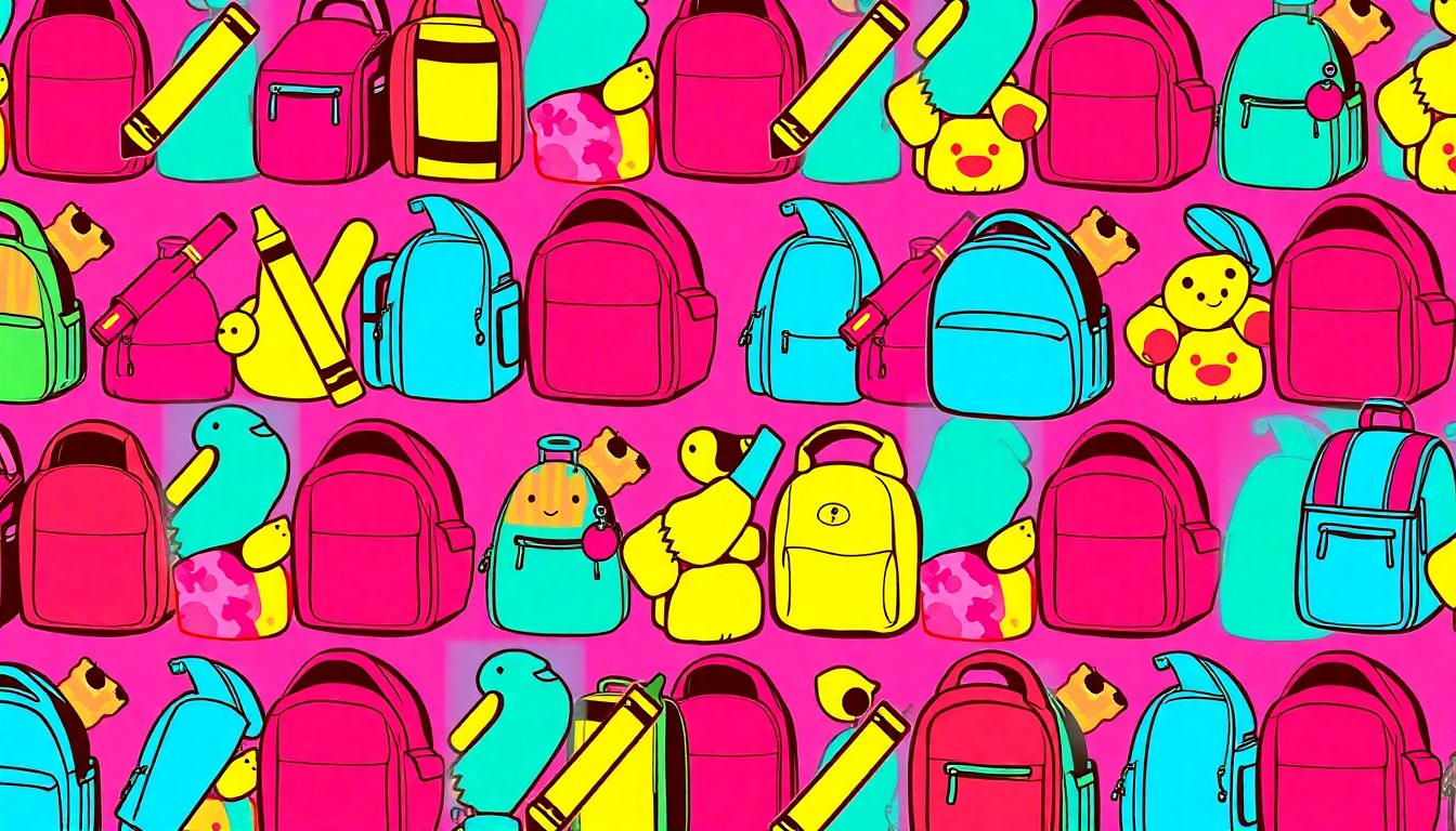 A brightly colored, high-contrast silkscreen print of a child's crayon repeated in a tight grid pattern, conceptually representing the importance of childhood education and development in the fight against abuse and neglect.