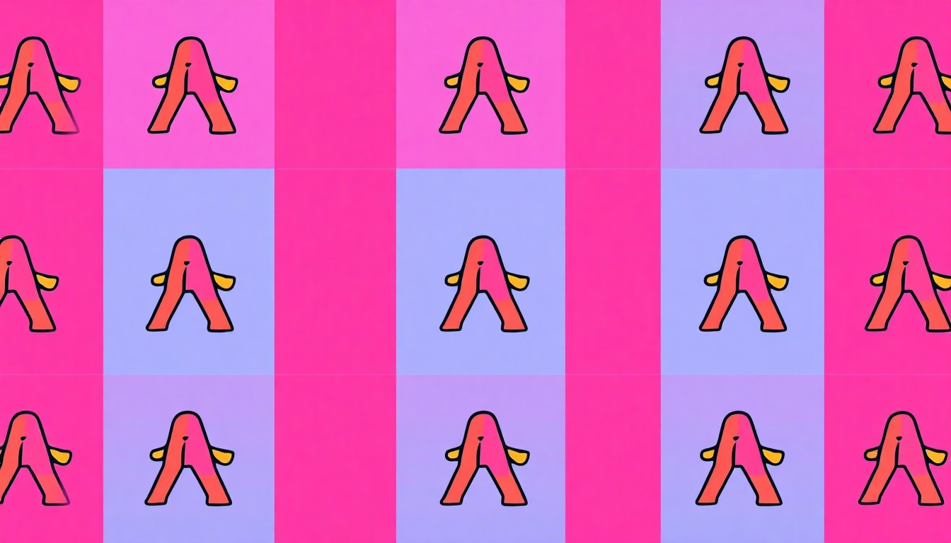 A bold, abstract silkscreen illustration featuring a repeating grid of colorful rainbow crosswalk symbols, capturing the celebratory spirit of the new installation in Lummus Park.