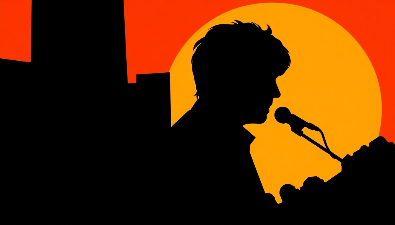 A striking black and white illustration featuring bold, angular shapes and silhouettes, conceptually representing the anticipation and creative energy surrounding Paul McCartney's upcoming album and tour.