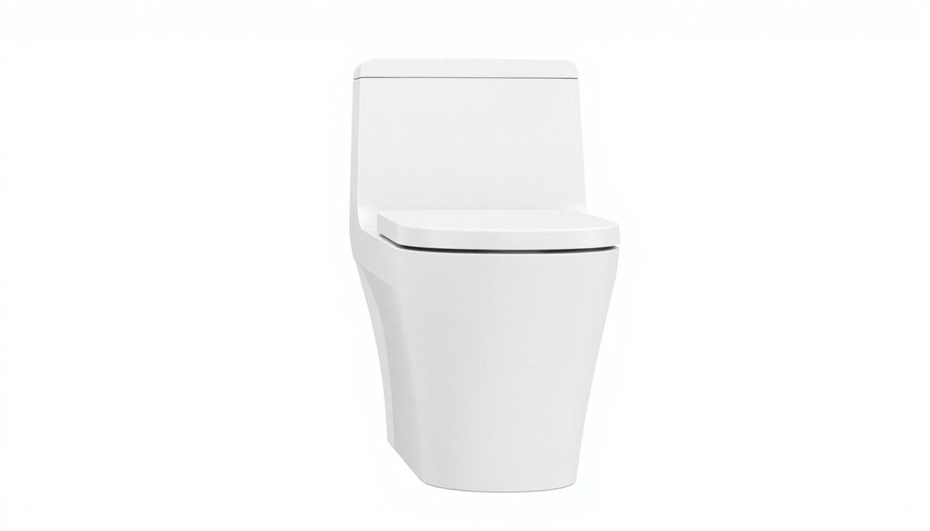 An extreme close-up of a DeerValley V3 smart toilet, showcasing its minimalist, industrial design with smooth matte surfaces and clean geometric lines, conceptually representing the brand's focus on reliable performance and user-friendly upgrades.