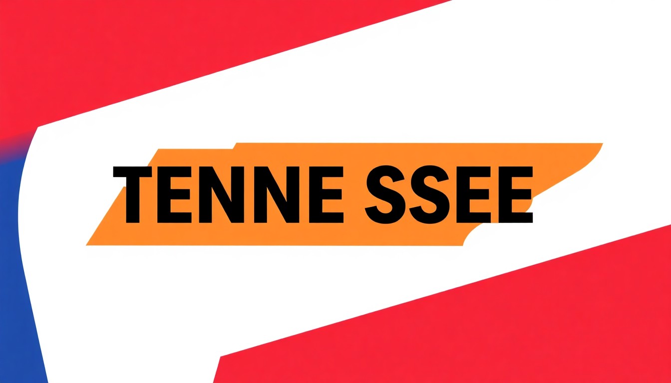 A geometric abstract illustration using bold shapes and primary colors to conceptually depict the nuanced middle-class income thresholds across different regions of Tennessee.