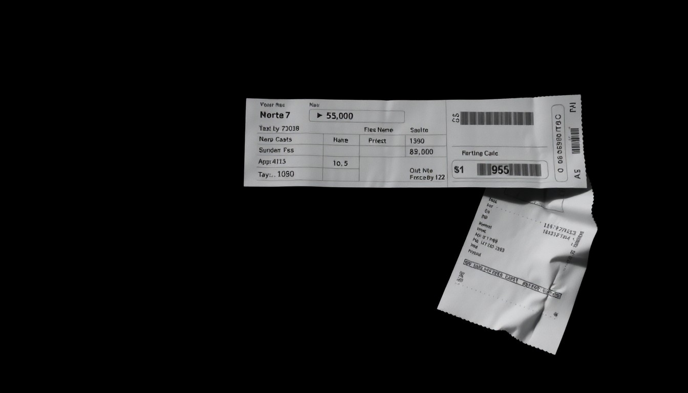 An extreme close-up photograph of a crumpled airline boarding pass, the edges and creases dramatically highlighted by the harsh, direct lighting, creating a stark, gritty aesthetic that conveys the tense, confrontational nature of the incident.