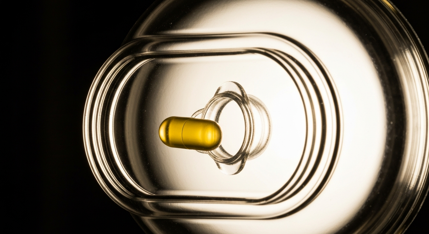 An extreme close-up X-ray photograph showing the translucent internal structure of a medicine bottle, conceptually representing the improved access to medications at the new Geisinger pharmacy.