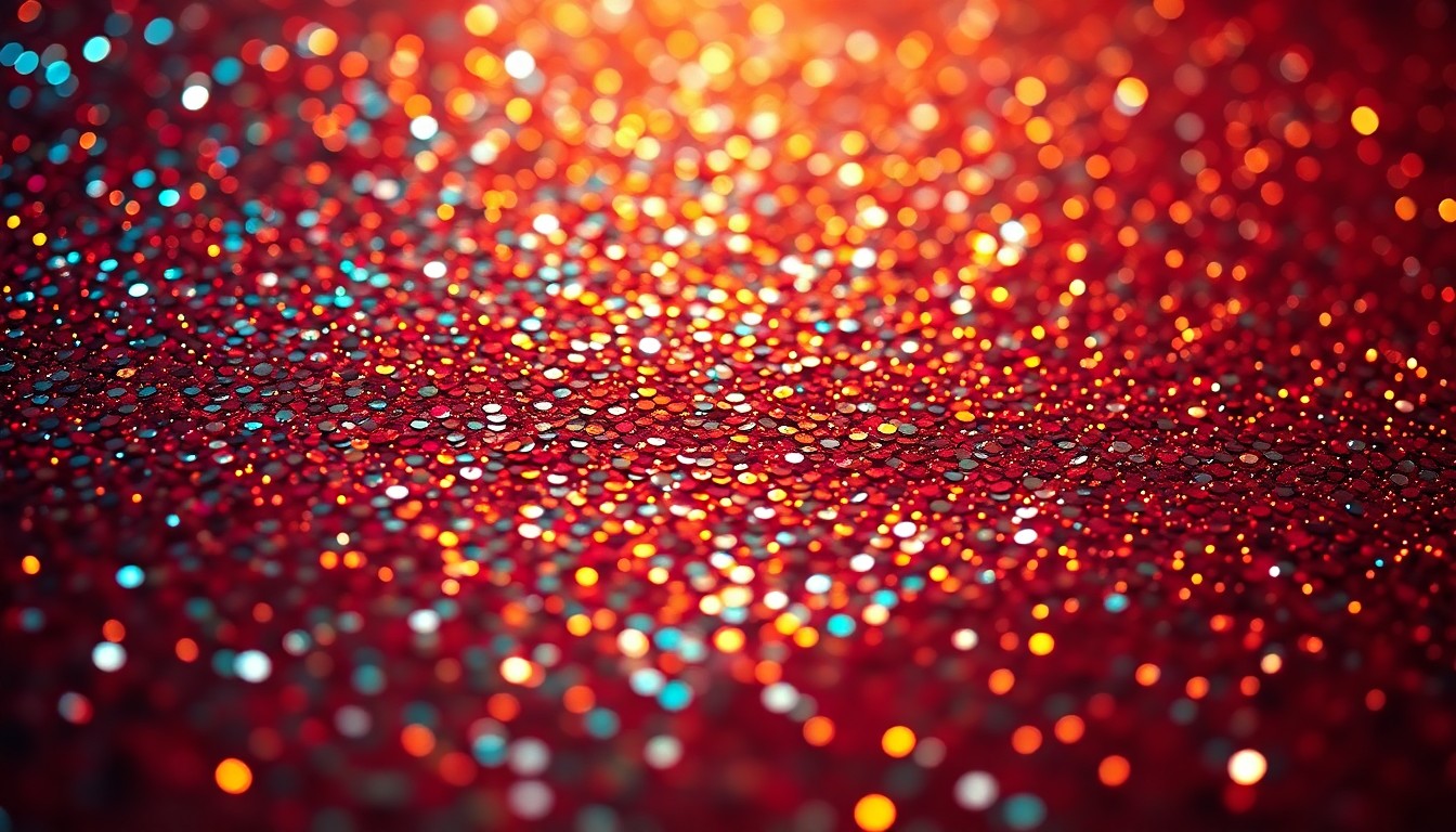 An abstract close-up photograph of a shimmering, glittering sequin texture, using dramatic high-contrast studio lighting to create a glamorous, high-fashion aesthetic without depicting any specific objects, people, or settings.