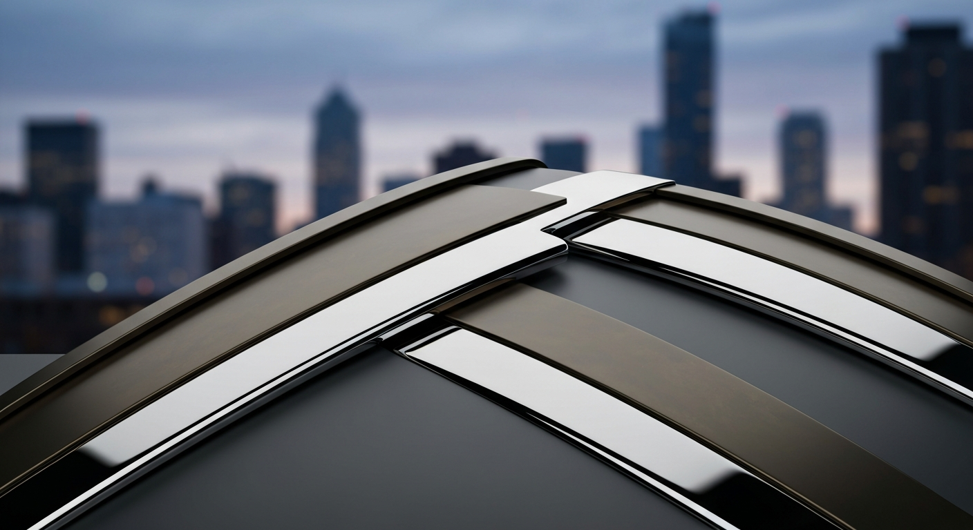 An extreme close-up of a series of gears, levers, and other industrial banking mechanisms in shades of grey, bronze, and chrome, conceptually representing the intricate financial infrastructure and machinery that underlies the healthcare and pharmaceutical sectors.