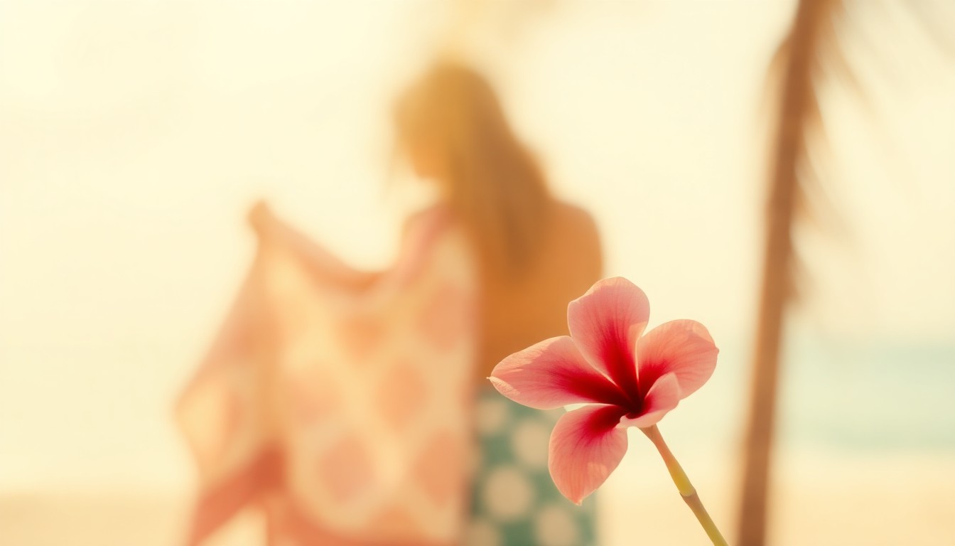 An extremely abstracted, out-of-focus photograph in soft pools of warm color and light, depicting an unidentifiable lifestyle object or scene that conceptually represents the challenges of adjusting to everyday life in Hawaii.