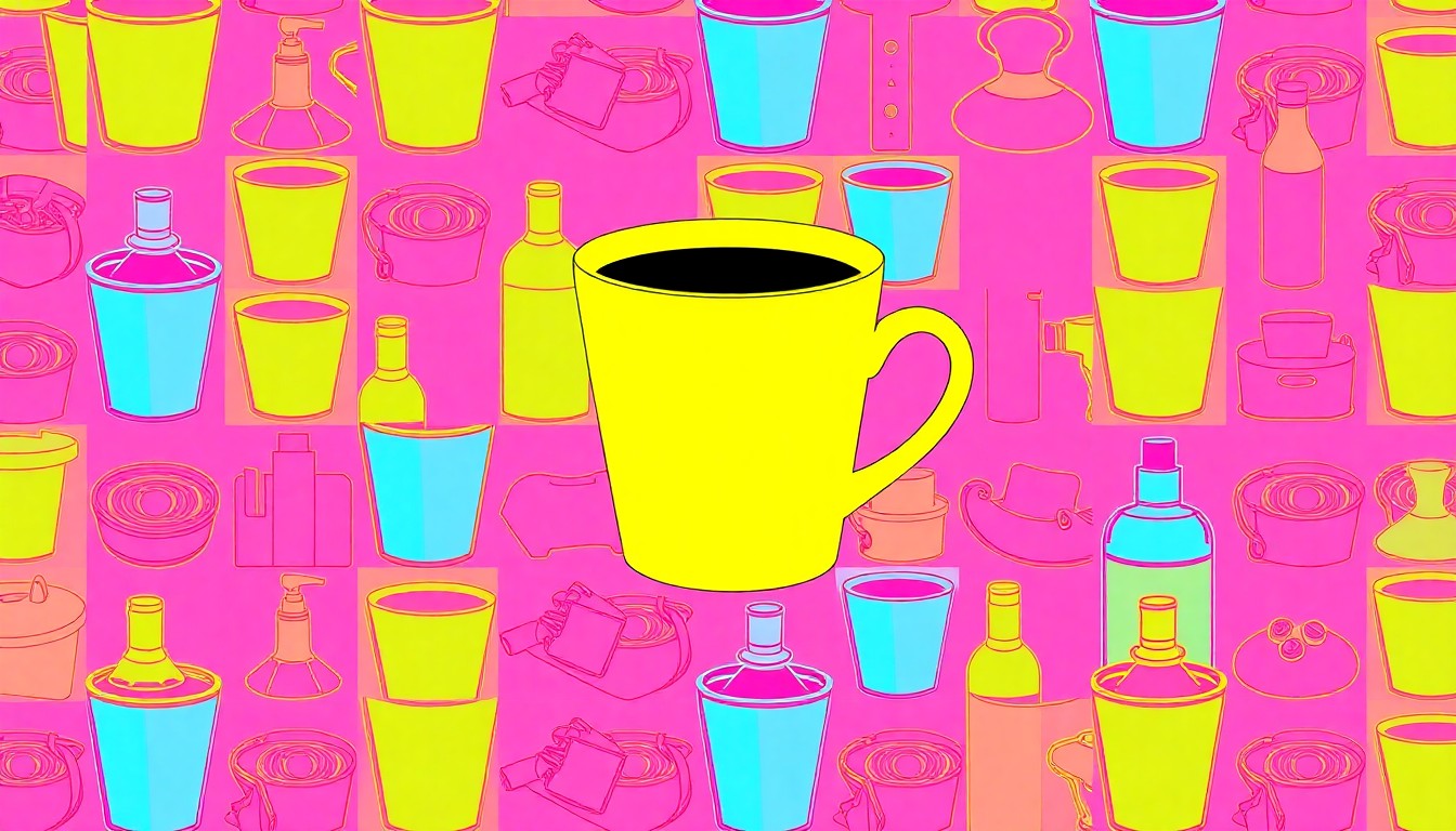 A heavily textured, sweeping oil paint brushstrokes in bright sunflower yellow, cherry red, and sky blue, conceptually representing the joyful energy of a community festival.