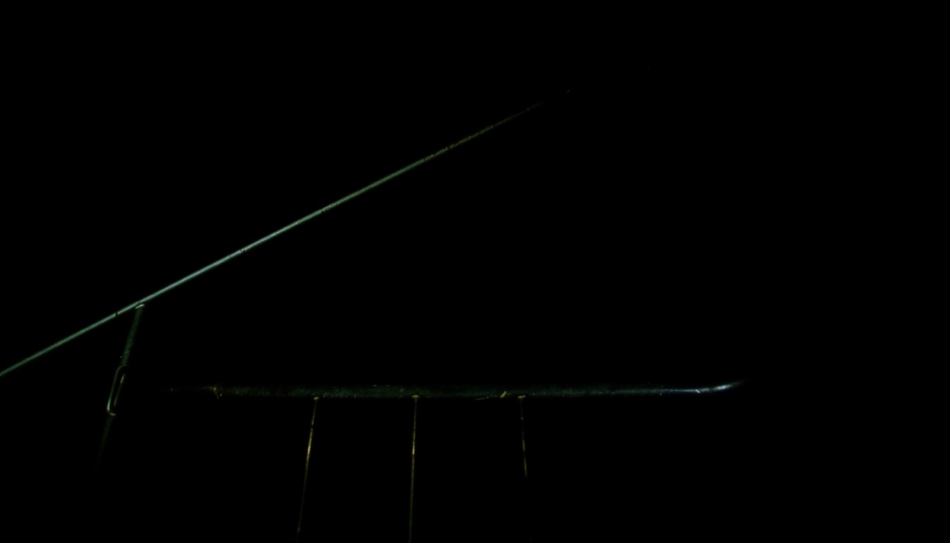 An extreme close-up of a metal stair railing, lit by a harsh flash against a dark background, conceptually representing the stark, gritty investigation into a violent incident at a juvenile detention center.