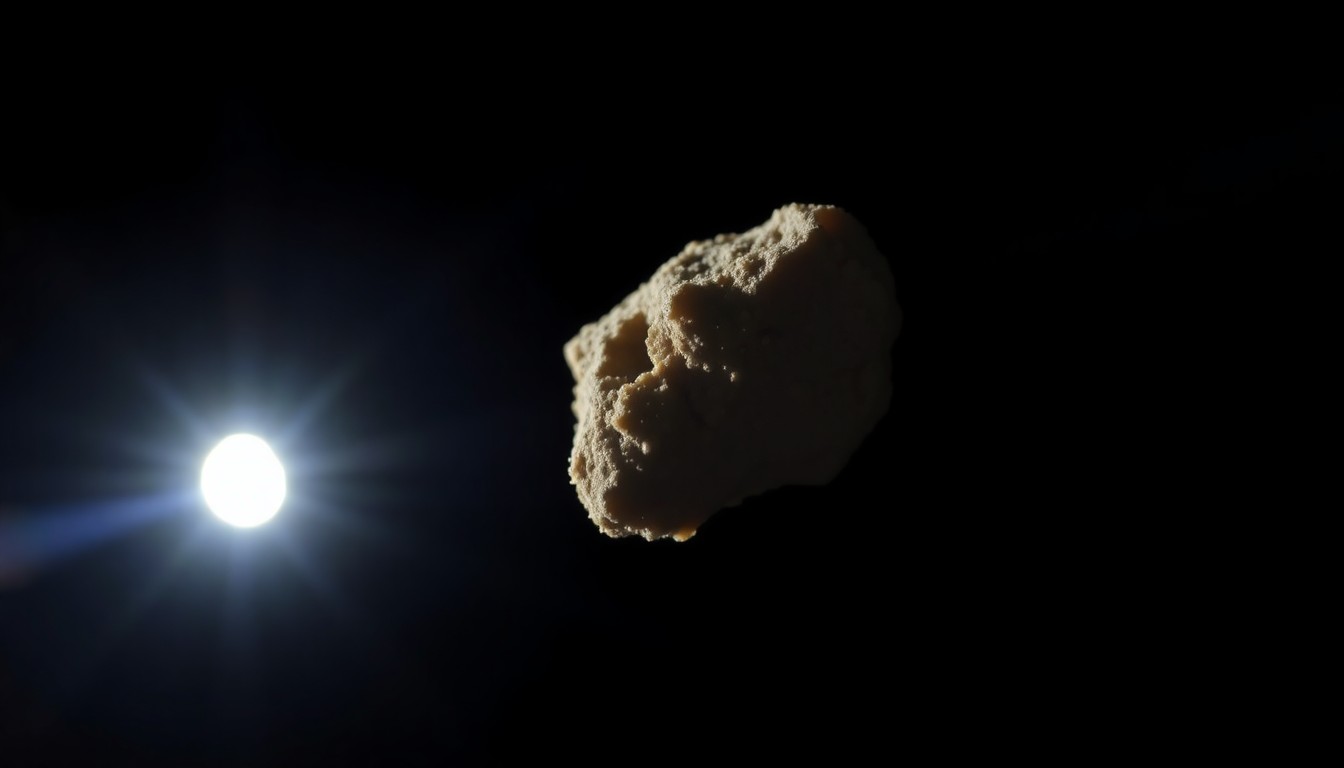 An extreme close-up photograph of a soil sample or other physical evidence from the crime scene, lit by a harsh, direct camera flash against a pitch-black background, creating a stark, gritty, and investigative aesthetic.