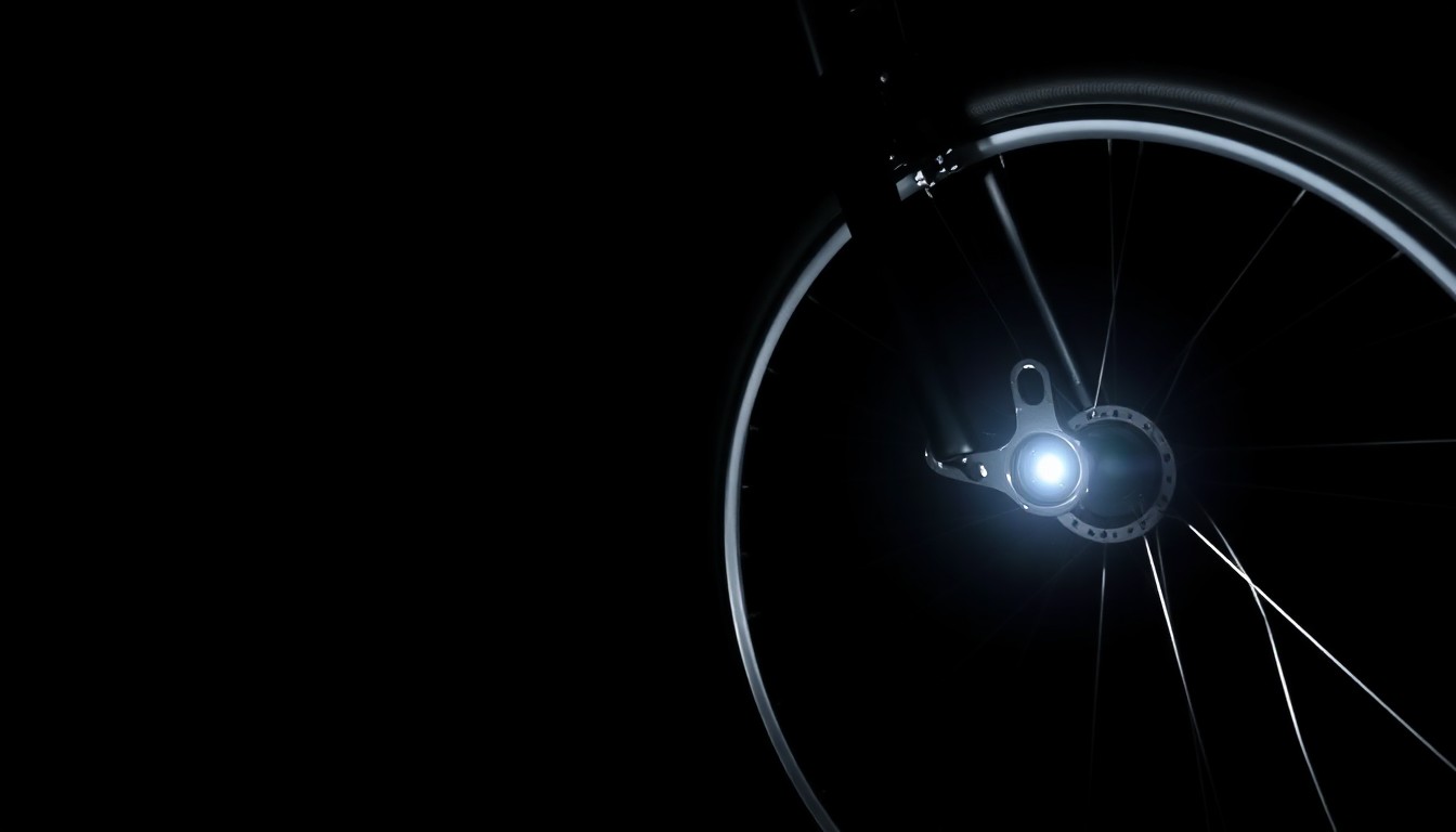 An extreme close-up photograph of a bicycle tire and pedal against a pitch-black background, the harsh flash illuminating the textured rubber and metal in stark detail, conveying the sudden, gritty nature of this fatal bicycle accident.