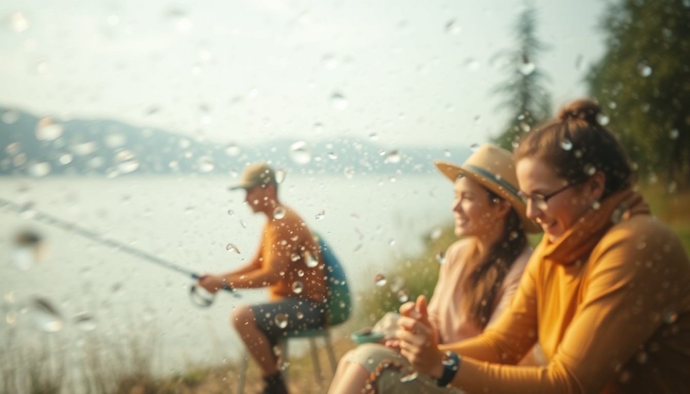 An extremely blurred, impressionistic photograph showing the silhouettes of a family engaged in an outdoor activity, with soft, warm pools of color and light creating a sense of nostalgia and the fleeting nature of life.