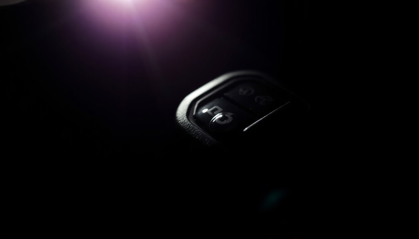 An extreme close-up photograph of a car key with a small drop of liquid on it, conceptually illustrating the serious consequences of a lawmaker's drunk driving arrest.