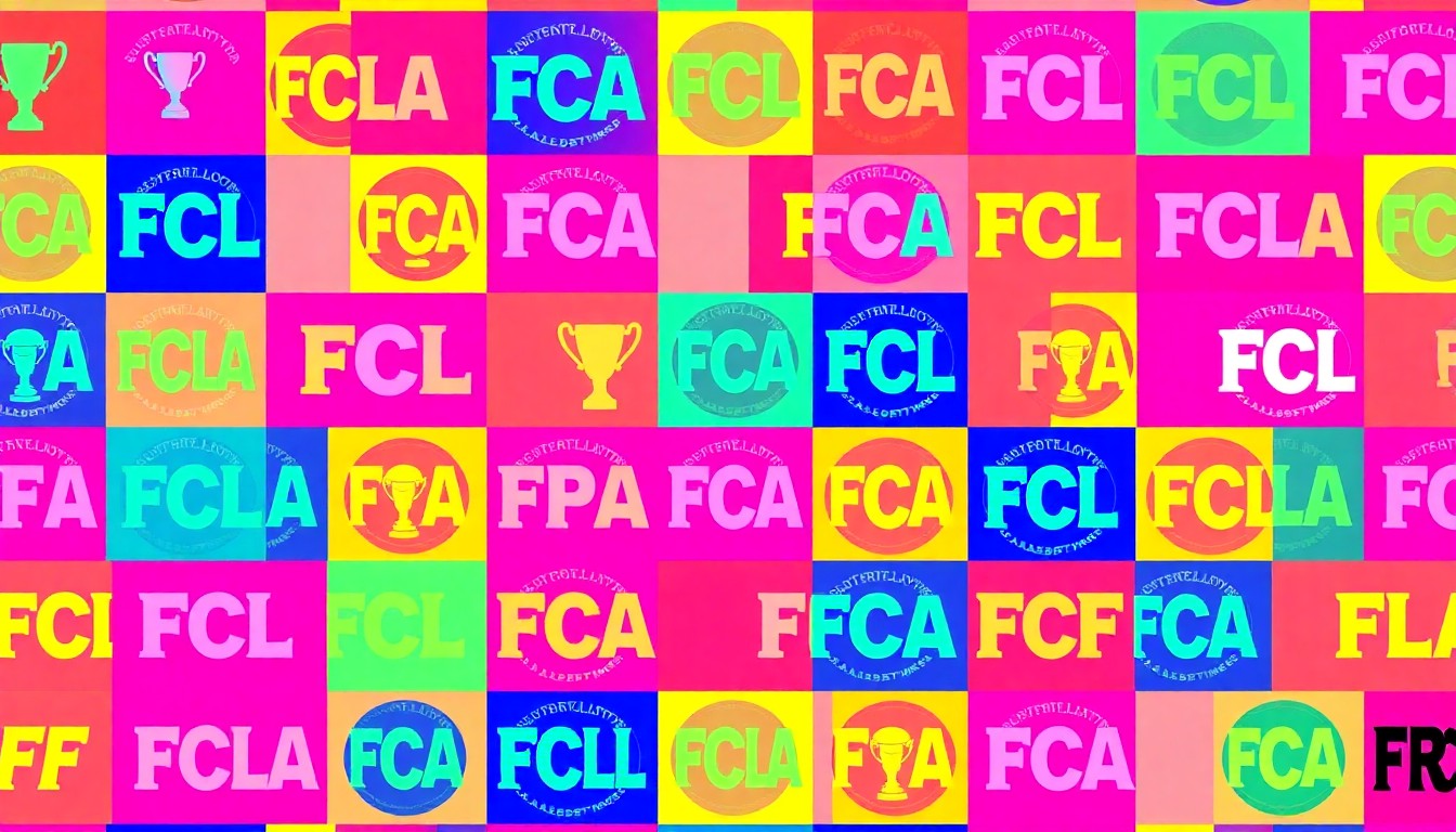 A high-contrast, brightly colored silkscreen print of an iconic FCCLA object repeated in a grid pattern, capturing the celebratory energy of the O'Neill chapter's success.