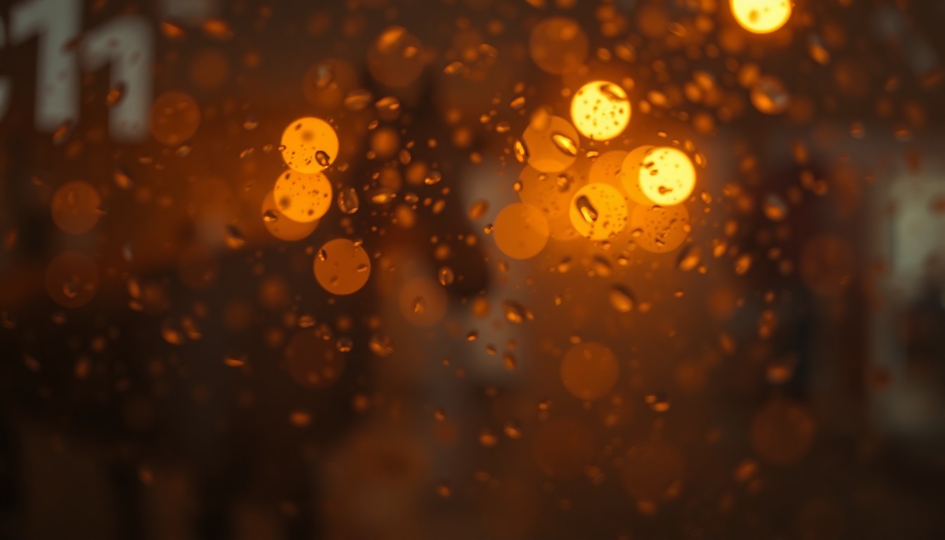 An abstract, impressionistic scene of blurred, glowing shapes in warm tones, conveying a sense of nostalgia and the legacy of a beloved local figure.