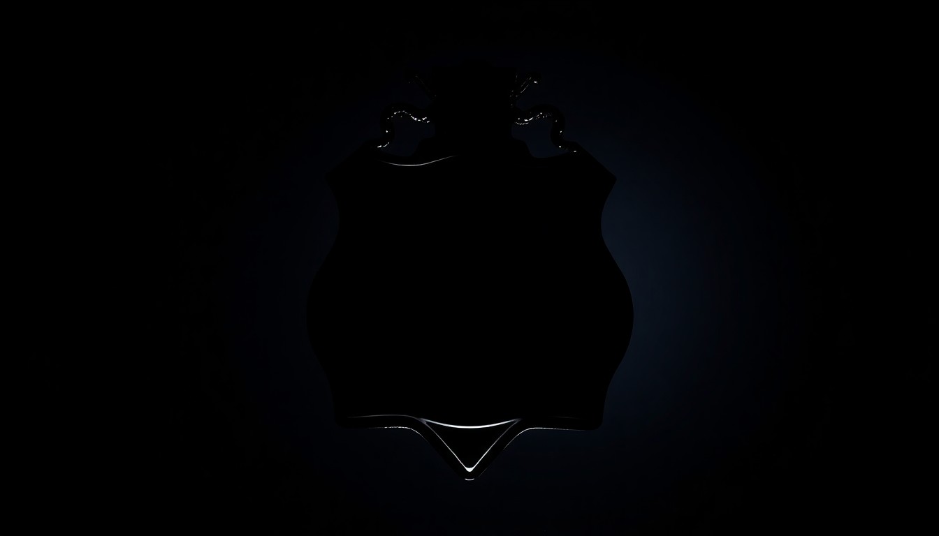 An extreme close-up of a police badge reflecting a bright, direct flash of light, conceptually illustrating the intense scrutiny facing the Pima County Sheriff's Office.