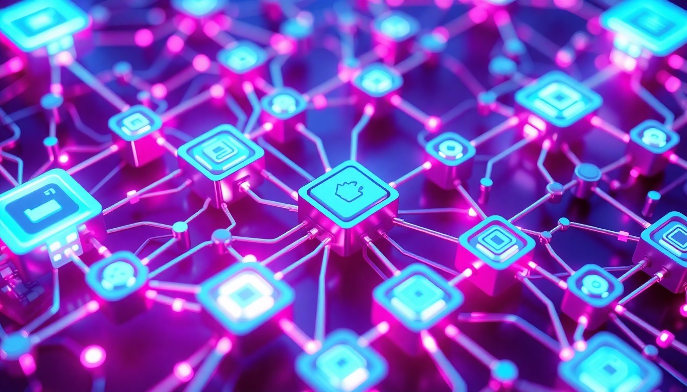 A highly detailed, glowing 3D illustration of a complex network of interconnected digital elements in shades of neon cyan and magenta, conceptually representing an AI-powered recommendation system that prioritizes structured data over human-centric quality signals.