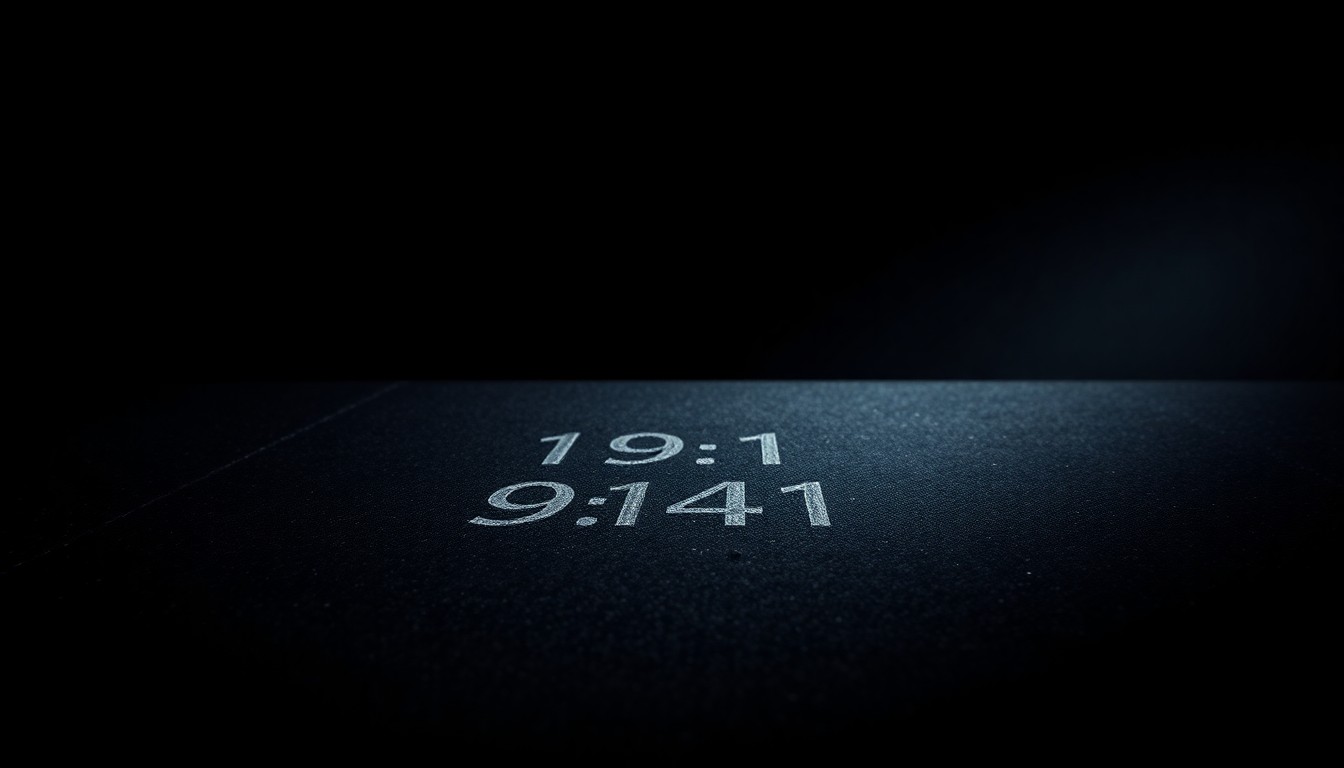 An extreme close-up photograph of the damaged surface of a stone 9/11 memorial, with the harsh lighting and dramatic shadows creating a stark, gritty aesthetic that conveys the seriousness of the act of vandalism.